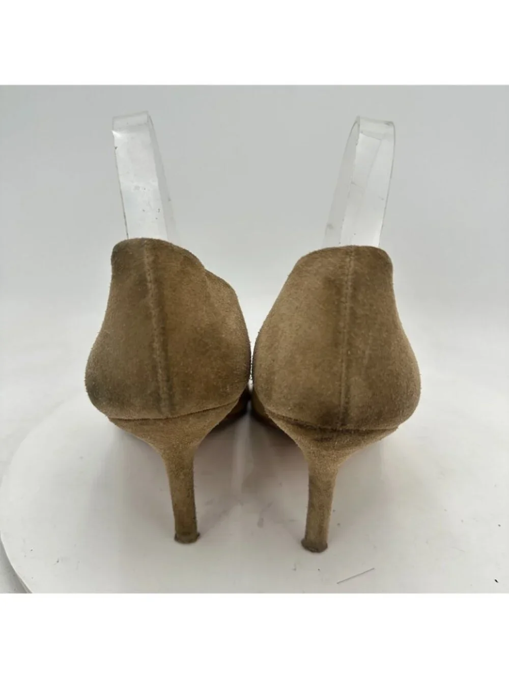 Brochu Walker Women Size 8 Brown Suede Pointed Toe Kitten Heel Pump Shoes - Picture 5 of 11